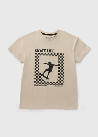 Boys Stone Skate Life T-Shirt (7-15yrs)  B158024
