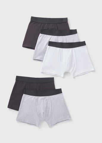 5 Pack Multicolour Trunks (2-16yrs)  B290324