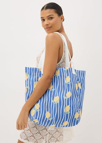 VALUE BEACH BAG LEMON F442075