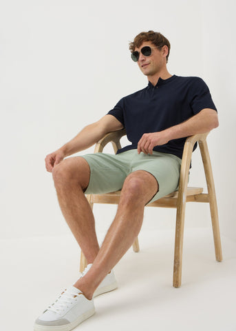 Navy Grandad T-Shirt  M437900