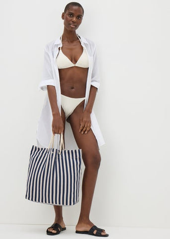 STRIPE 10 ROPE BEACH BAG F442133