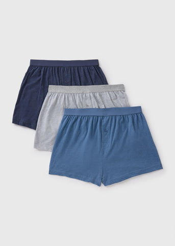 3 Pack Multi Loose Fit Boxers  M496034