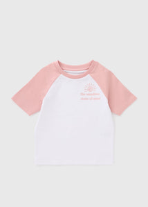 PINK RAGLAN RINGER TEE G325410
