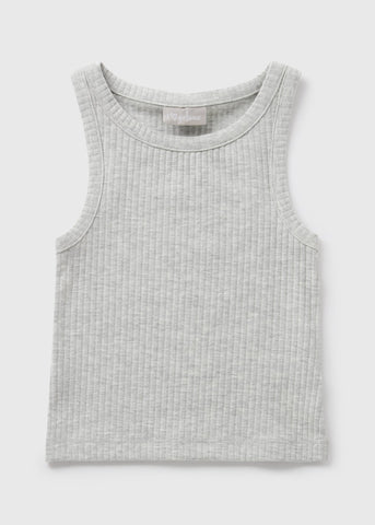 OPP RIB VEST LIGHT GREY G325418