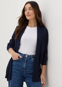 Navy Longline Cardigan  F275750