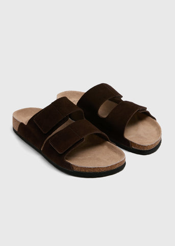 Chocolate Suede Cactus Slider  M497989