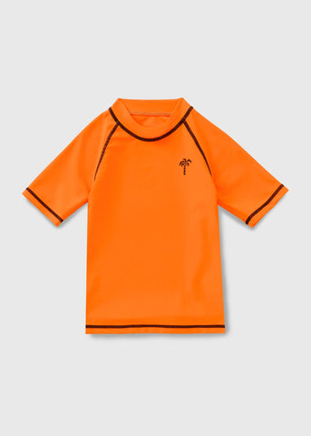 Boys Orange Rash Vest  B369826