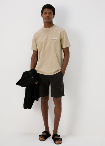 Black Straight Fit Chino Shorts  M499932