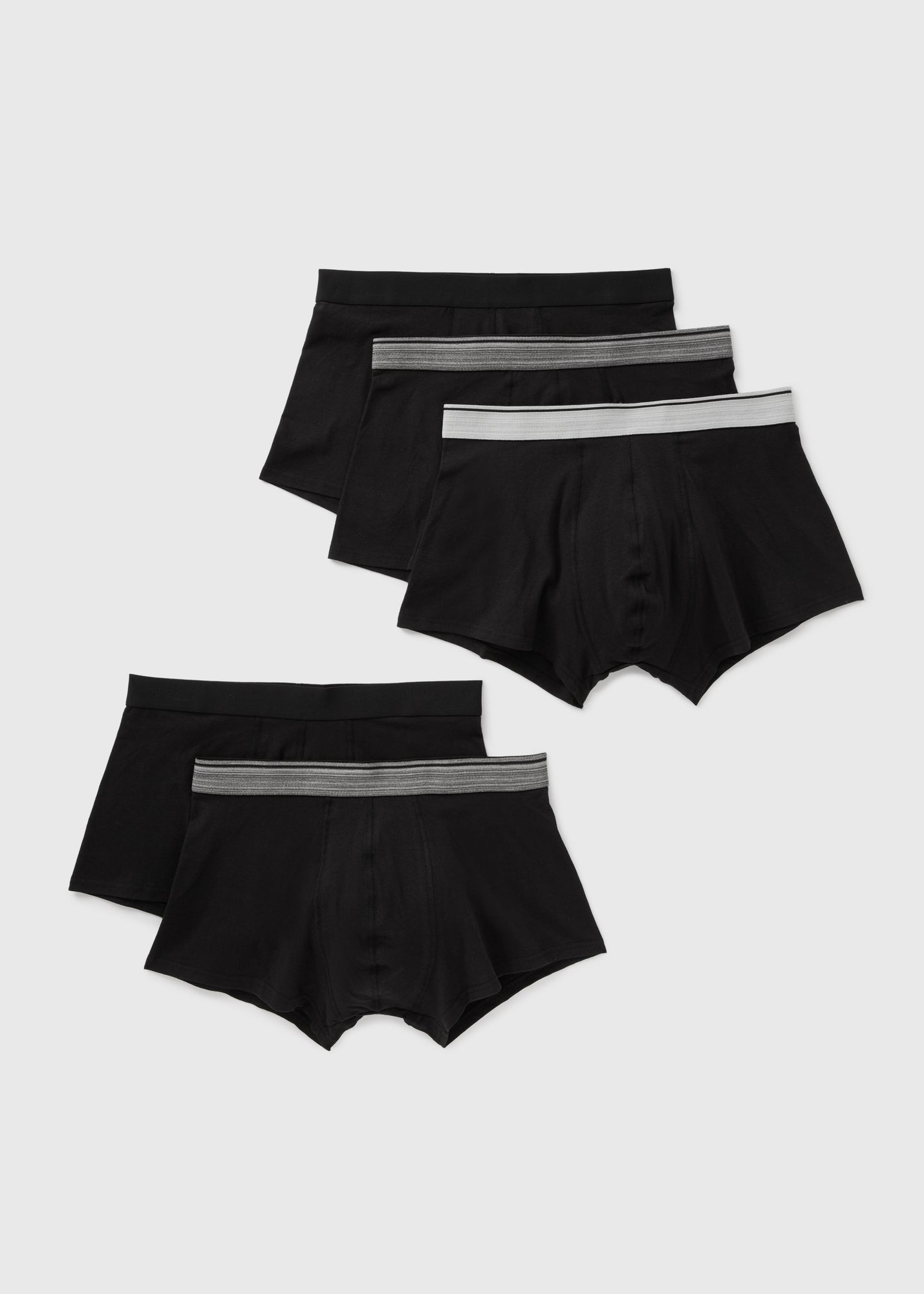 5 Pack Black Hipsters  M499945