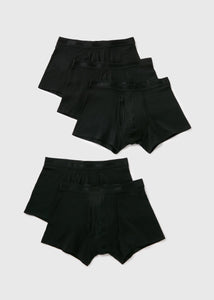 5 Pack Black Keyhole Boxers  M499958