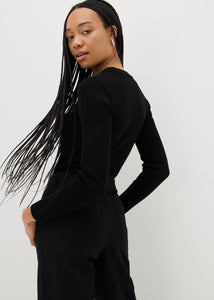 Black Crew Neck Jumper  F275774