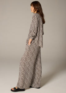 ANIMAL SPOT WIDE LEG CO ORD F514358