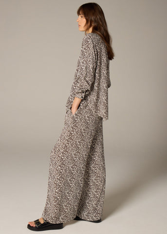 ANIMAL SPOT WIDE LEG CO ORD F514358