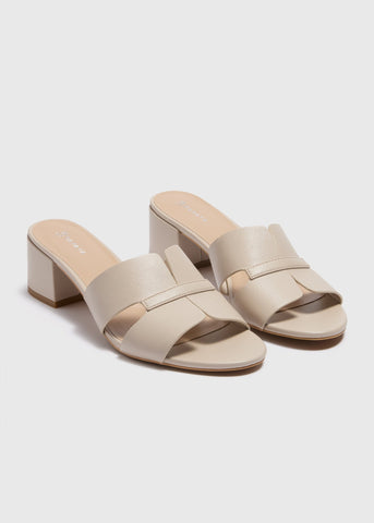 Stone Mule Block Heels  F541271