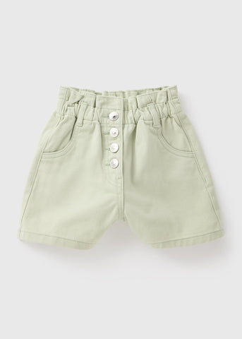 Girls Sage High Waisted Shorts (7-15yrs)  G403464