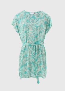 LEAF PRINT KAFTAN F514446