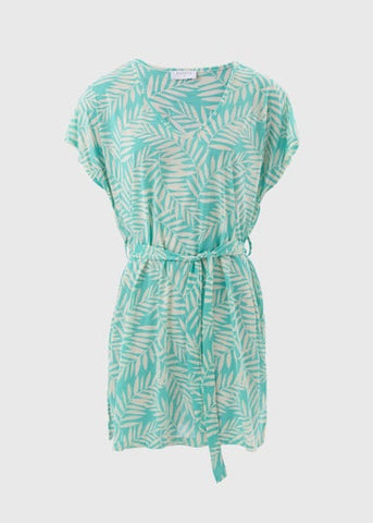 LEAF PRINT KAFTAN F514446