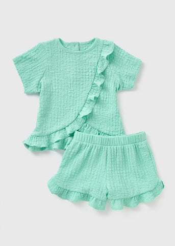 VALUE TEXTURED SET FRILL BLUE C271368