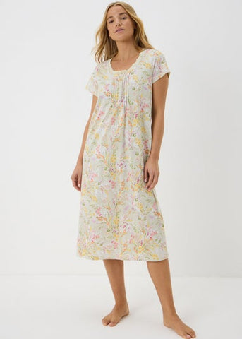 LL LACE NIGHTIE FLORAL PRINT F474111