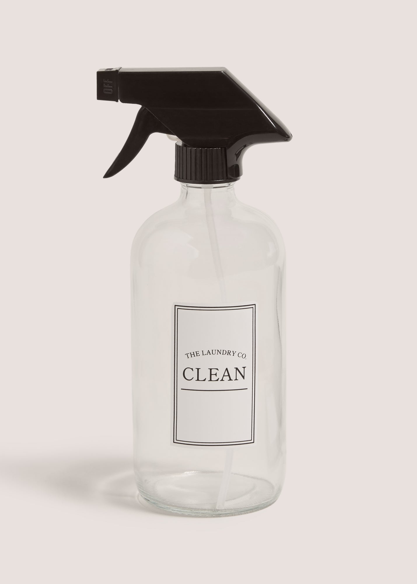The Laundry Co Glass Spray Bottle Black M485755