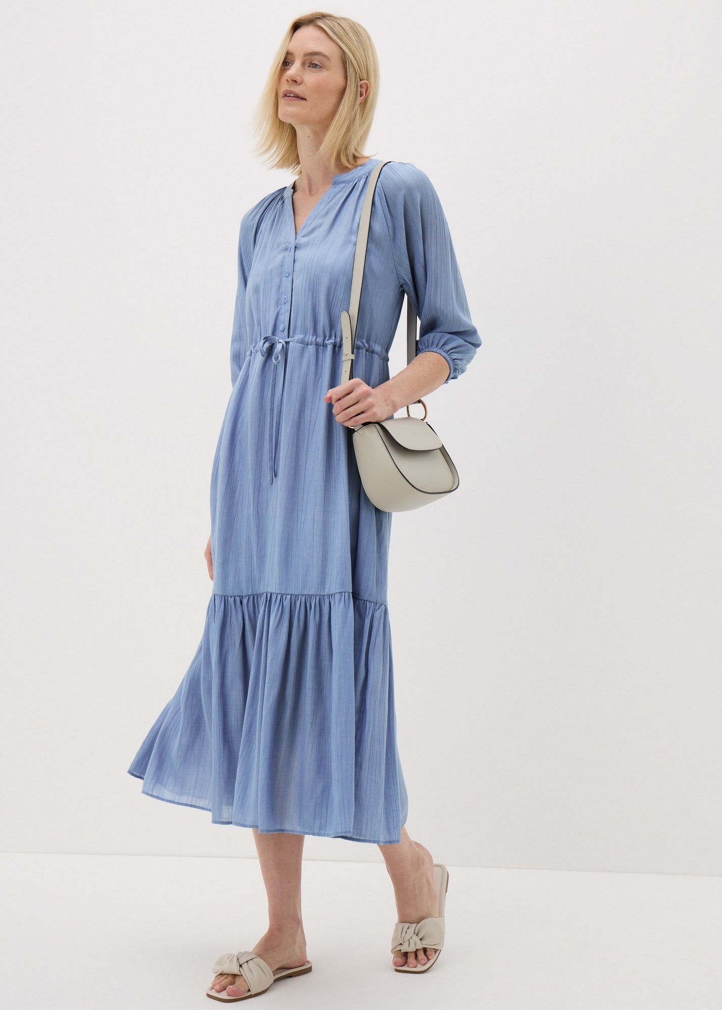 SOLID RAGLAN SHIRT DRESS F413810
