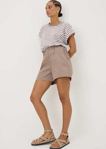 Stone Cotton Shorts  F518926
