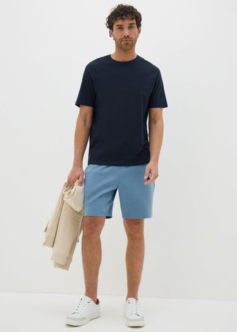 Blue Basic Jogger Shorts  M298996