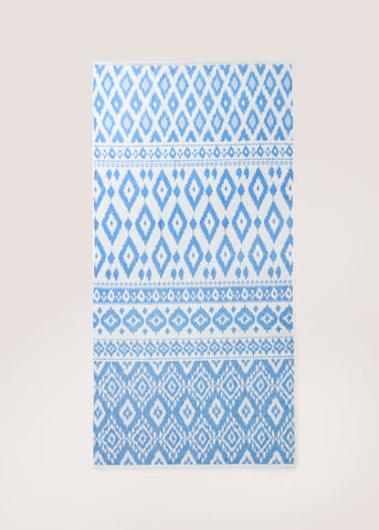 Blue Pattern Beach Towel M207979