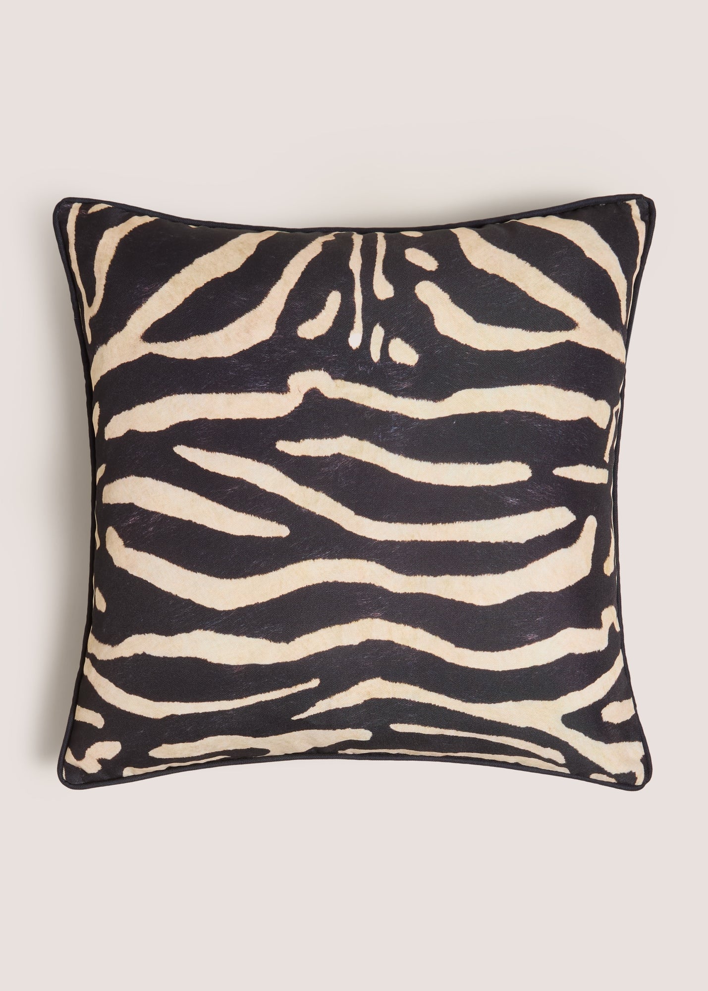 Casa Reversible Zebra Cushion Brown M208056