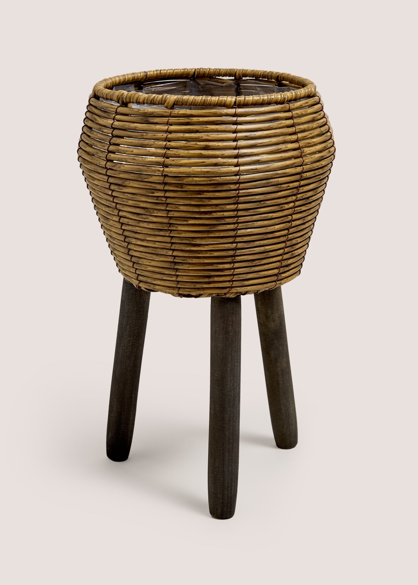 Small Natural Woven Planter M208076