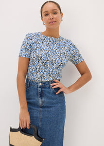 SS FITTED TEE PRINT ANIMAL F467759