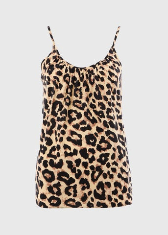 OPP PRINTED CAMI ANIMAL F374259