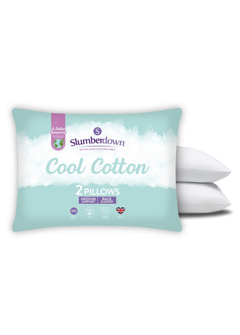 2 Pack Slumberdown Summer Nights Pillows White M238882