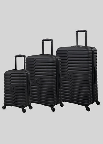 IT Luggage Black Navigator Hard Suitcase M472977
