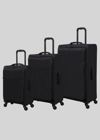 IT Luggage Black Navigator Soft Suitcase M472984