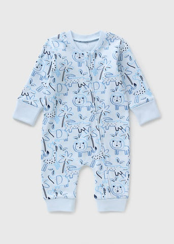 Baby Blue Animal Sleepsuit (Newborn-23mths) C136631