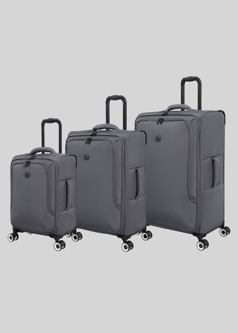 IT Luggage Grey Trulite Soft Suitcase M473048