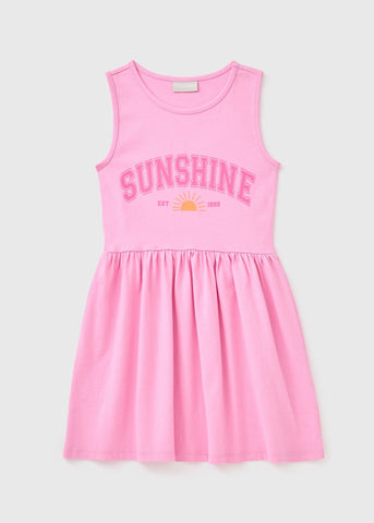 Girls Pink Sunshine Dress (7-15yrs)  G422766