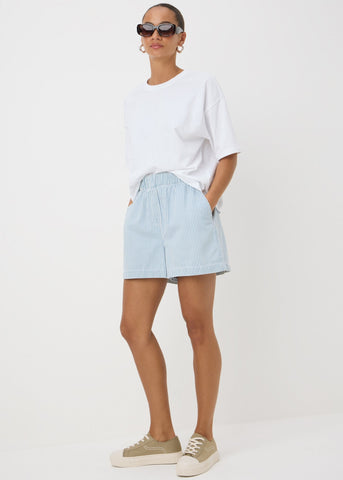 PULL ON SHORT STRIPE BLUE F519158