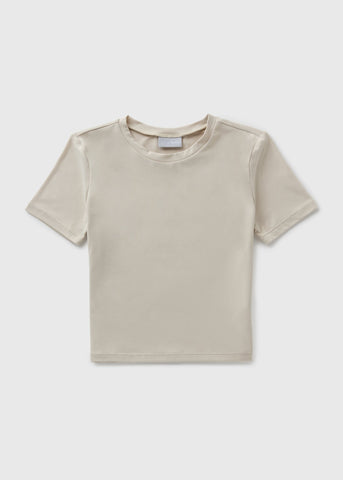 Girls Cream Soft Touch T-Shirt (7-15yrs)  G325585