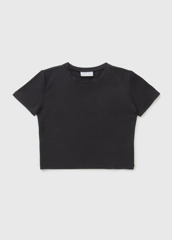 Girls Black Sculpt T-Shirt (7-15yrs)  G325594