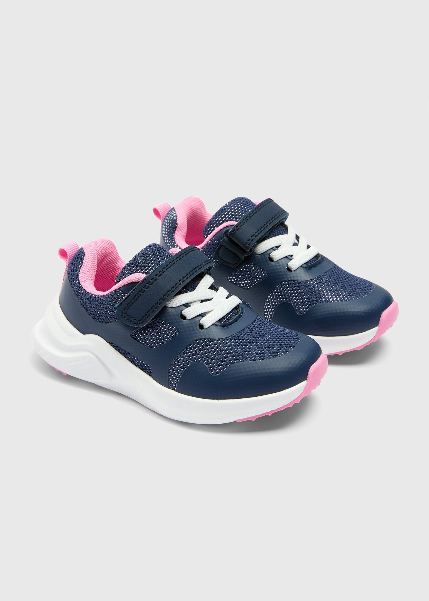 Girls Navy Sports Trainers (Younger 4-12) C304284