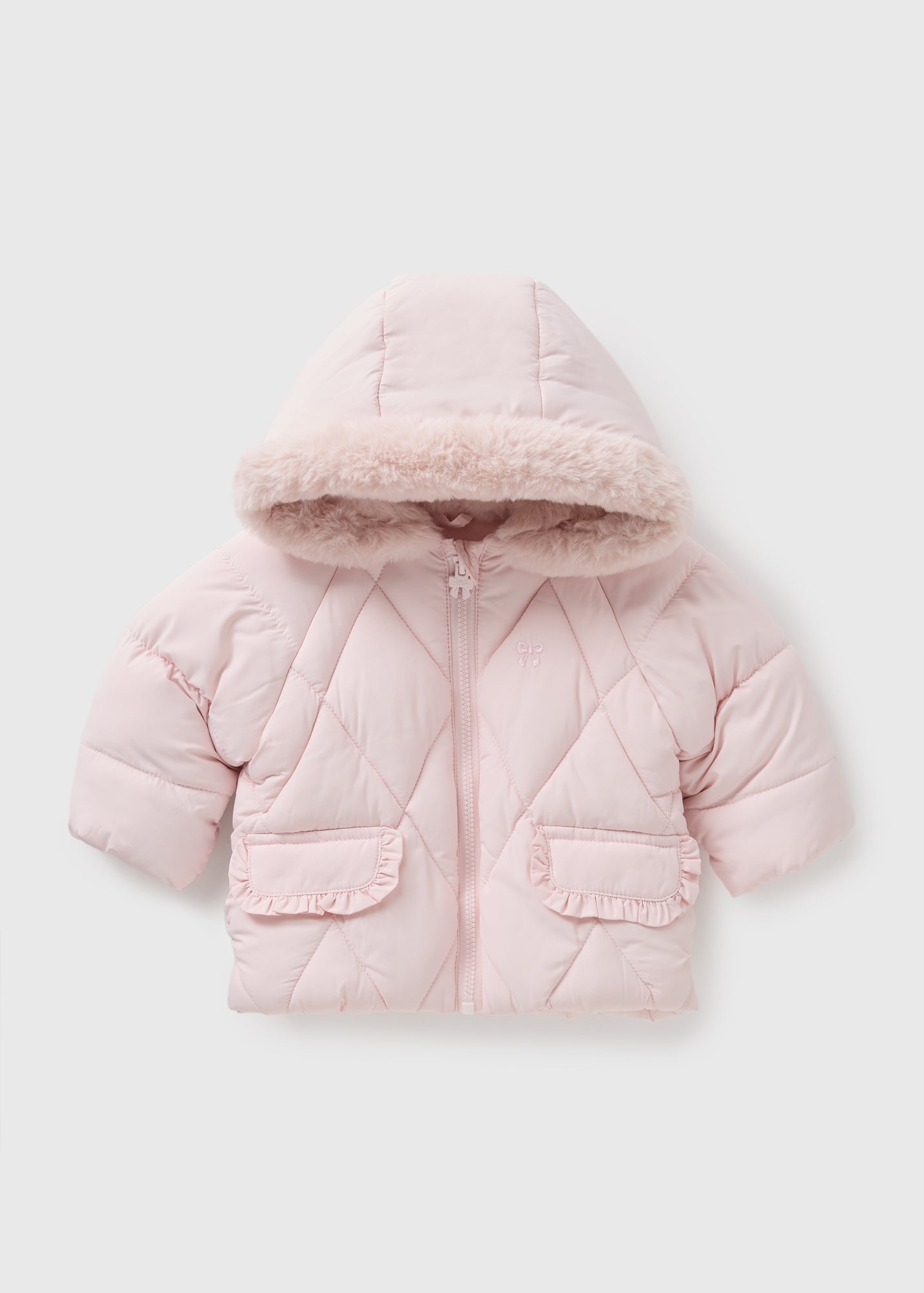 Baby Light Pink Padded Coat (Newborn-23mths) C321506