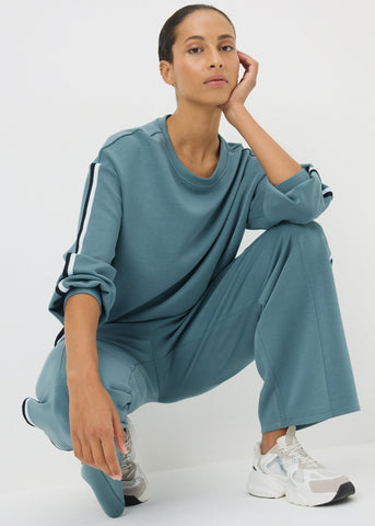 Blue Side Stripe Sweatshirt F391653