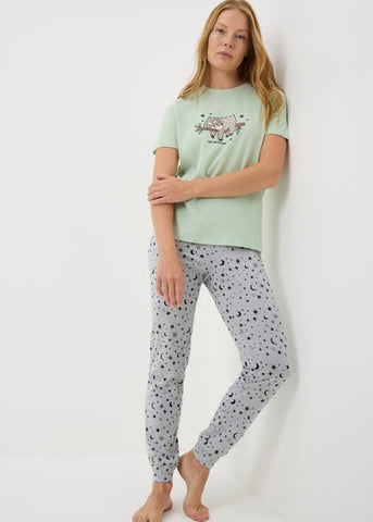 Green Sloth Pyjama Set F474289