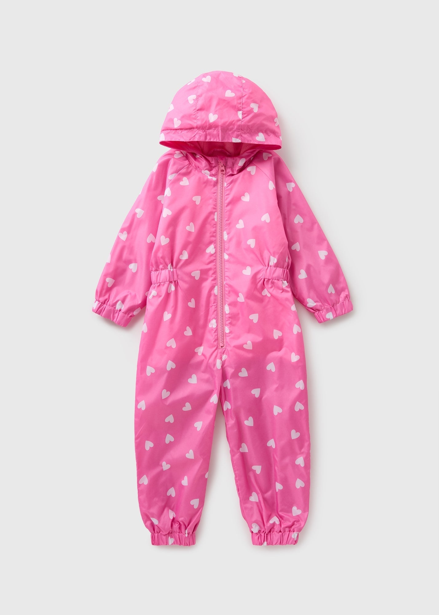 Girls Pink Heart Puddle Suit (1-7yrs) C304325