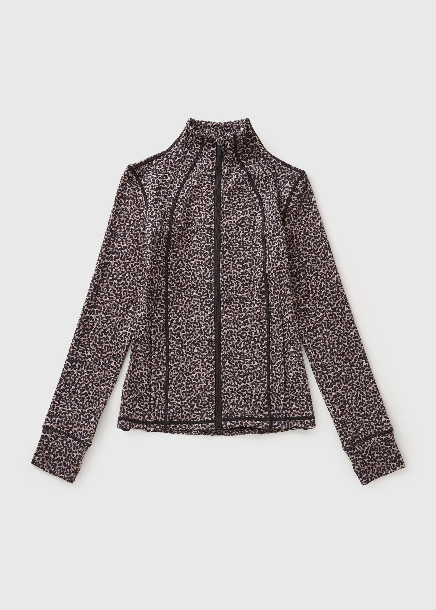 Brown Leopard Sports Zip Up Top (7-15yrs) G325680