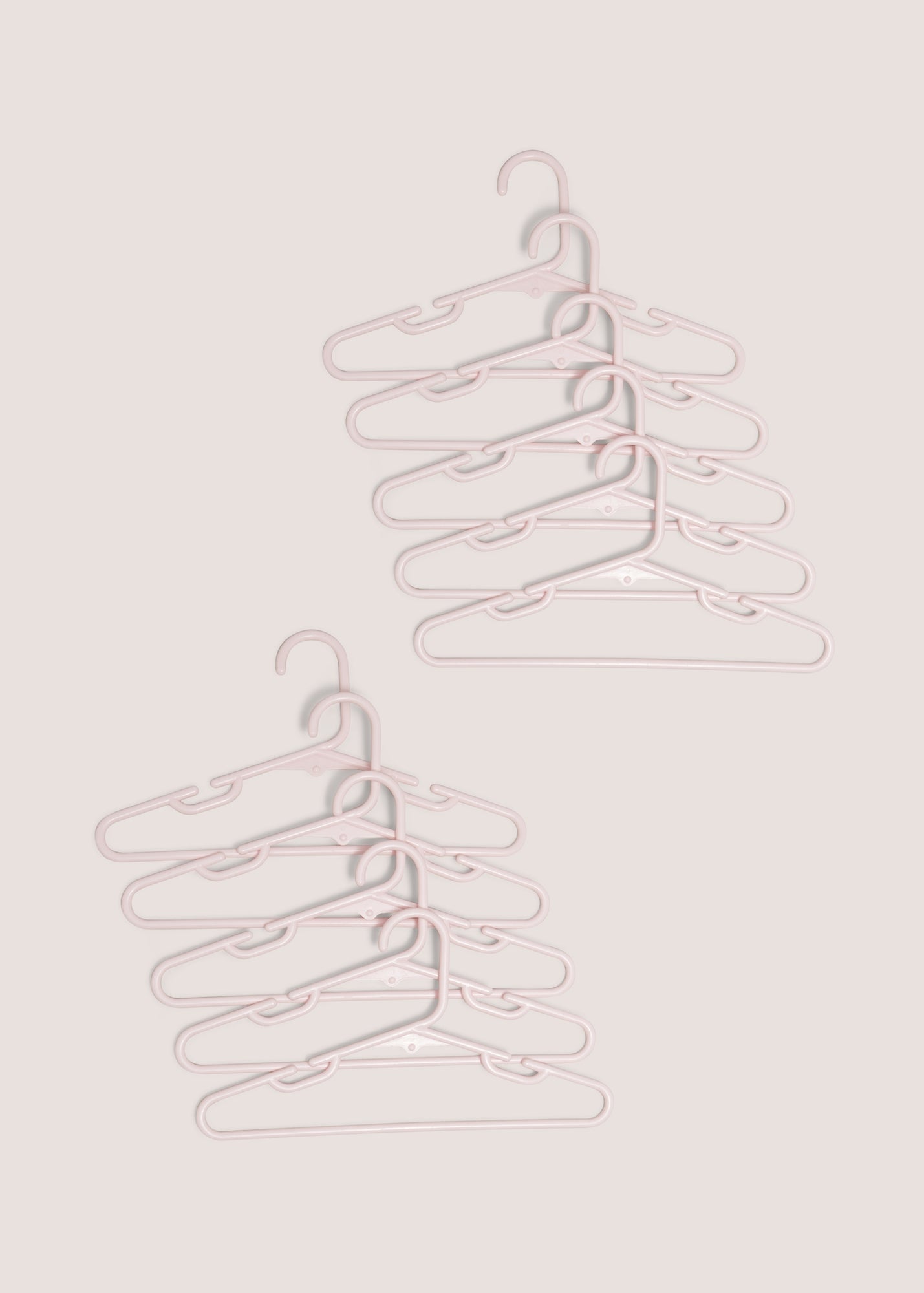 10-Pack Pink Kids Plastic Hangers Pale Pink M485981