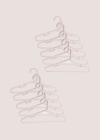 10-Pack Pink Kids Plastic Hangers Pale Pink M485981