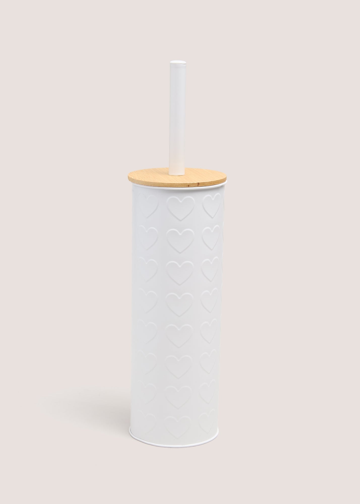 White Heart Toilet Brush M815020